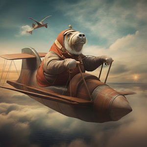 セイウチが飛行機を飛ばす 1