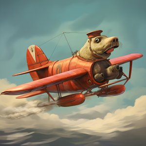 セイウチが飛行機を飛ばす 2