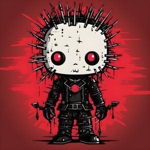 ハローキティ・アルス・ピンヘッド・シャツ・デザイン4