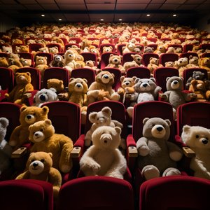 映画館の何百万ものテディベア 1