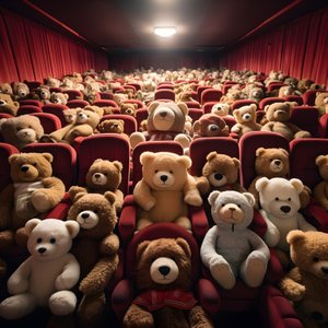 映画館の何百万ものテディベア2