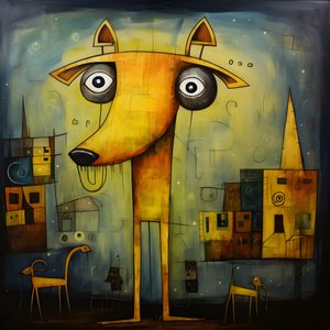 黄色い犬 1