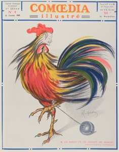 コメディイラストの表紙、1909年2月15日
