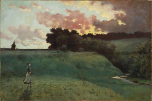 嵐の風景、1890
