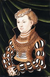 ザクセン州のマーガレット王女の肖像