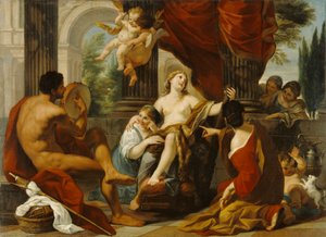 ヘラクレスとオンファレ、1700-10年頃