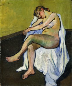 着席ヌード; Nu assis、1916