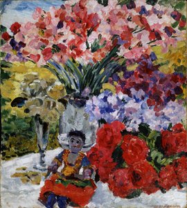 花と人形、1916