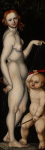 金星とキューピッド、1529年頃