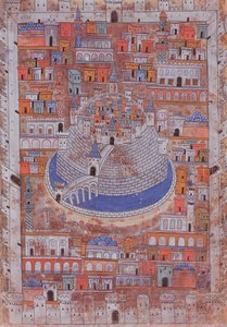 アレッポの地図、1600年頃