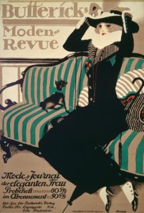 Buttericks Moden-Revue - poster 1912 by P.Scheurich