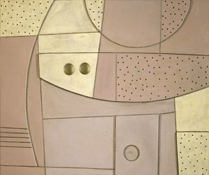 チルドパープルヘイズ、1998年（木材にアクリル）