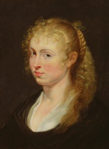 巻き毛を持つ若い女性、1618-20年頃
