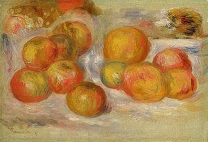 リンゴのある静物、1898年頃