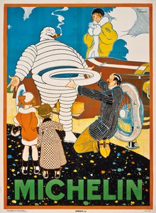 ミシュランの宣伝ポスターc。 1925