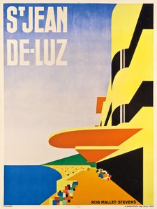 セントジャンドリュズの広告ポスター、1928