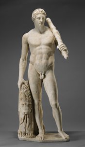 ヘラクレスの像、c.125（大理石）