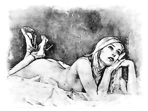 夢見る女性