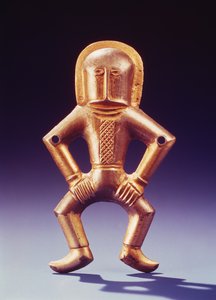 馬の遊牧民（銀の金箔）