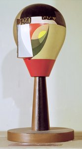 ダダヘッド、1920年（塗装済み木材）