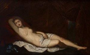眠るヴィーナス、1510～76年頃（キャンバスに油彩）