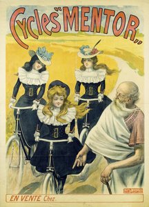 Cycles Mentor Poster、ca 1896