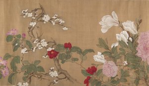 100の花、18世紀。