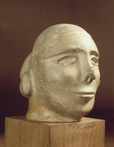 ステアタイトポートレートヘッド、モヘンジョダロ、紀元前2300年〜1750年