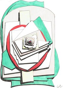 以上、2017年（紙に着色されたインク）