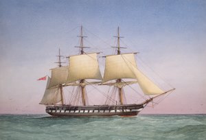 &39;50銃フリゲートHMS「アレトゥサ」、1876