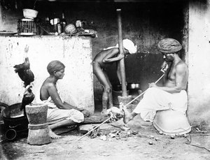 インドの台所、1870年代頃