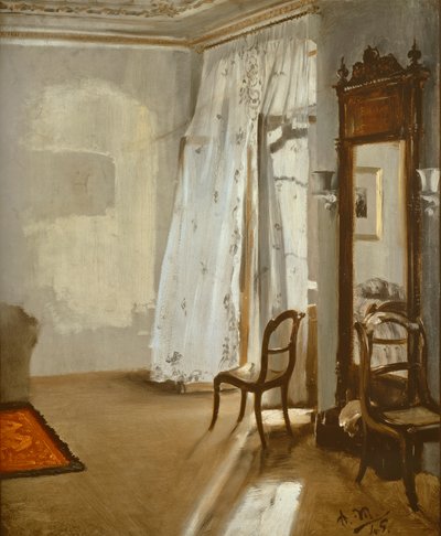 バルコニー付きの部屋 作： Adolph Menzel