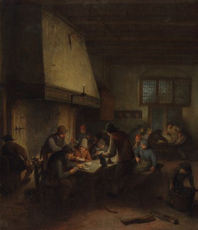 居酒屋シーン 作： Adriaen van Ostade