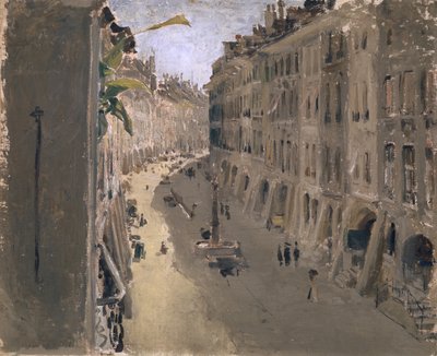 ベルンのGerechtigkeitsgasse、c.1880-90 作： Albert Anker