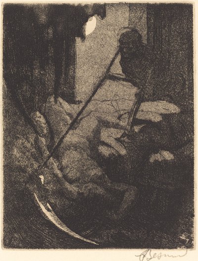 ミステリー (Le mystère) 作： Albert Besnard