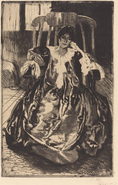 シルクガウン 作： Albert Besnard