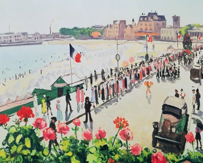 レ・サーブル・ドロンヌのフェスティバル 作： Albert Marquet