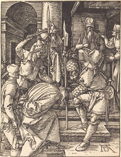 アンナスの前のキリスト 作： Albrecht Dürer