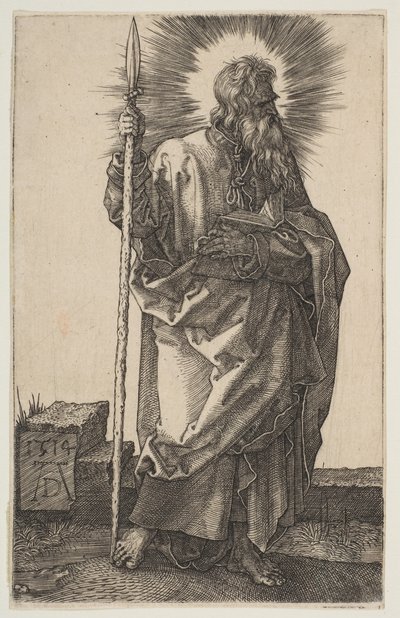 セントトーマス、1514年。 作： Albrecht Dürer