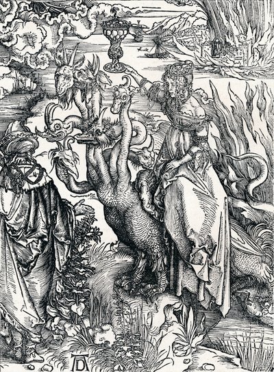 バビロニッシュ・ホーア、1498、1906 作： Albrecht Dürer