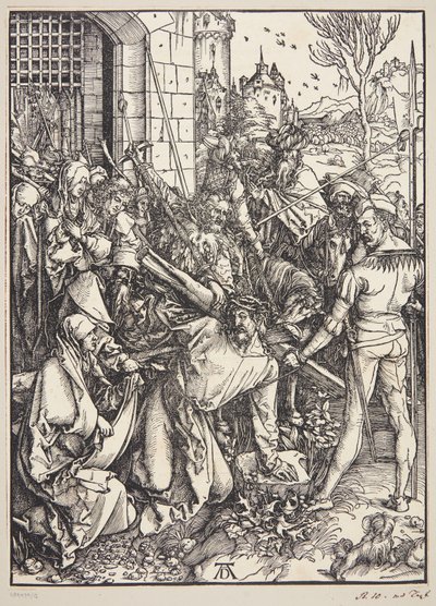 十字架のベアリング 作： Albrecht Dürer