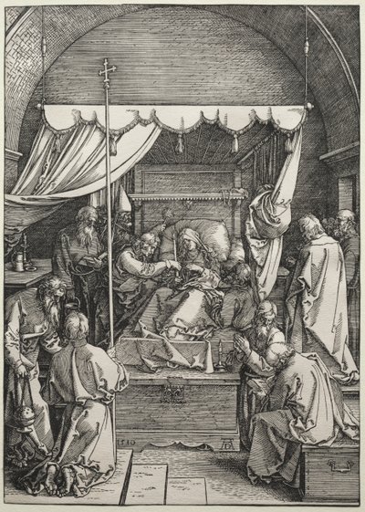 処女の死、1510年。 作： Albrecht Dürer