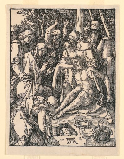 The Lamentation、The Little Passion シリーズより 作： Albrecht Dürer