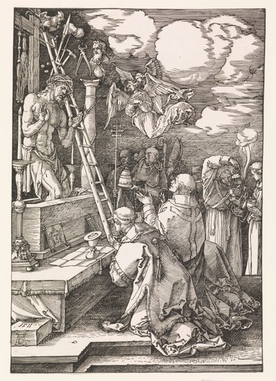 聖グレゴリーのミサ 作： Albrecht Dürer