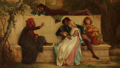 フィレンツェの詩人、1861年。 作： Alexandre Cabanel