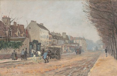 エロイーズ大通り、アルジャントゥイユ 作： Alfred Sisley