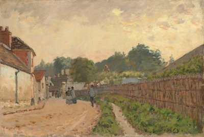 マルリールロワ、1875年頃 作： Alfred Sisley