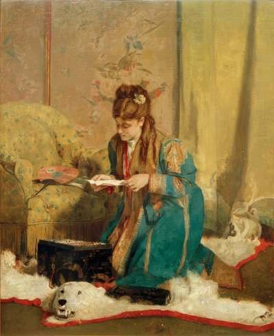 A.スティーブンス、ジュエリーボックス 作： Alfred Emile Stevens