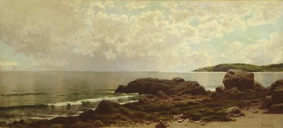 グランドマナン沖の海岸、1885年 作： Alfred Thompson Bricher