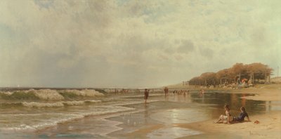 ロングブランチ、ニュージャージー州、1880 作： Alfred Thompson Bricher